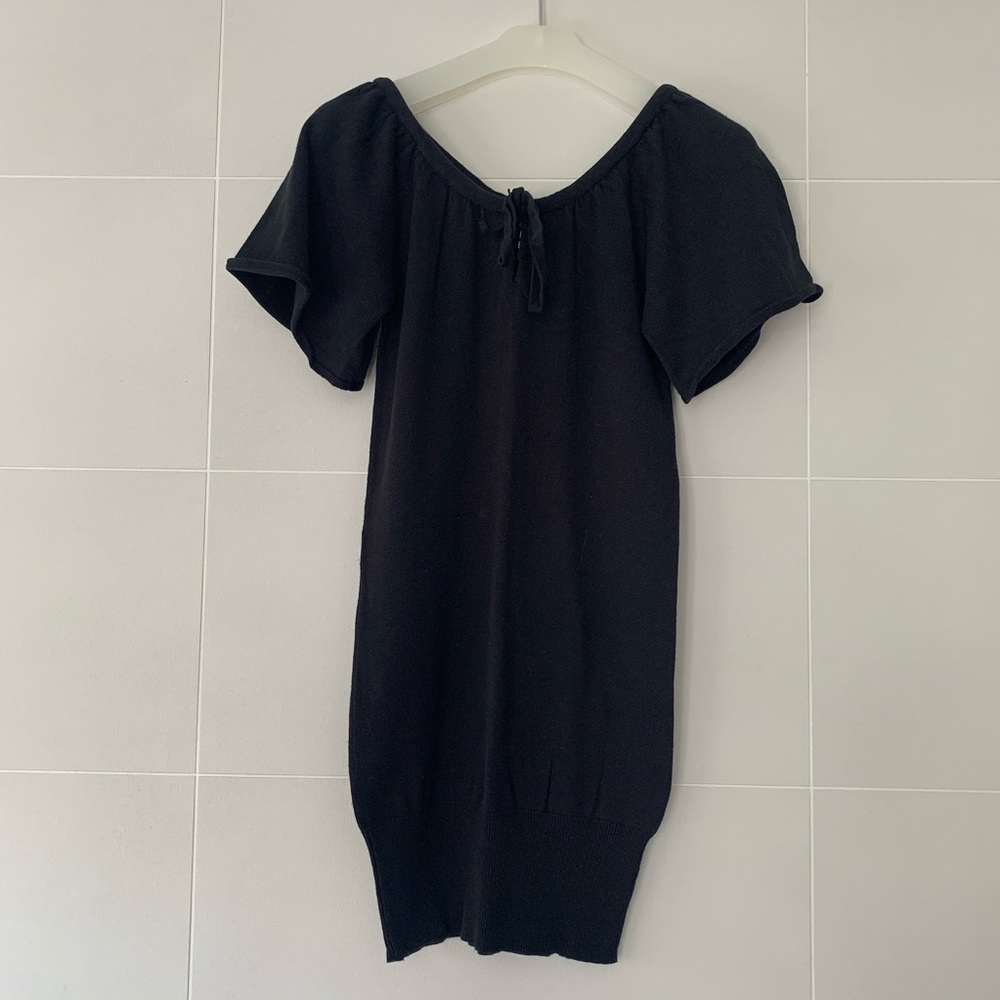 💫 Sweater Dress with Flutter Sleeves, Size S